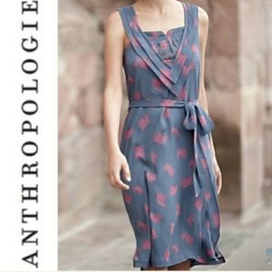 Anthropologie Girls from Savory silk dress